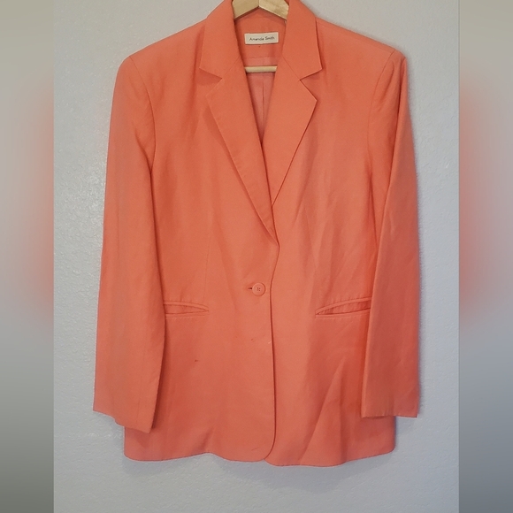 Amanda Smith Jackets & Blazers - Amanda Smith Coral Blazer